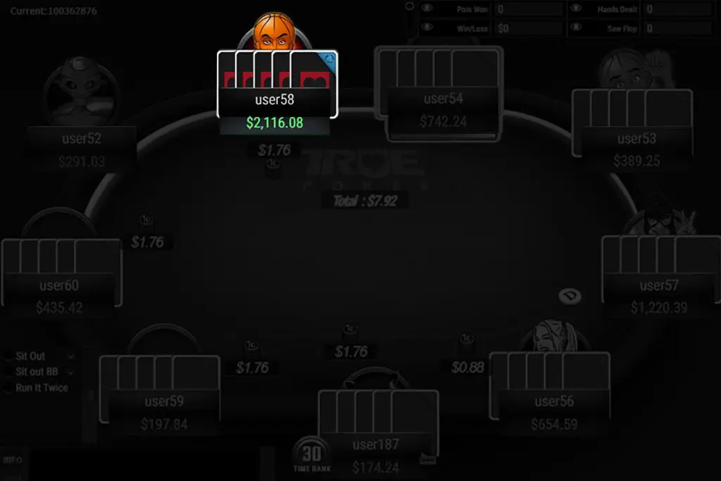 Reshuffle True Poker